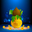 Mangal Kalash on Rangoli