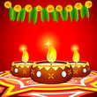 Decorated Diya