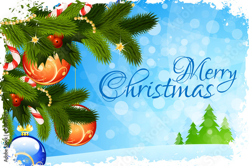 Vektor: Merry Christmas Greeting Card Merry Christmas Greeting Card