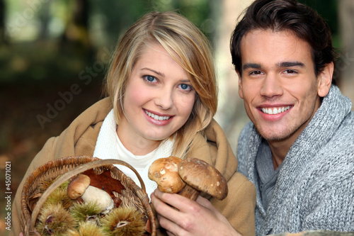 Photo: We went mushroom picking We went mushroom picking