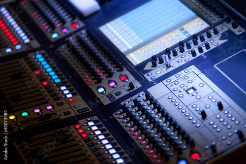 Photo: Big Audio Mixing Console Big Audio Mixing Console