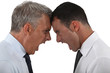 Two businessmen having an argument