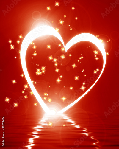 Illustration: Reflected heart Reflected heart