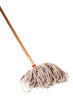 Old Mop Isolated on White