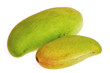 Photo: raw mango on white background raw mango on white background