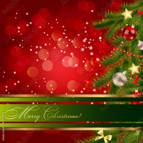 Vector: Abstract beauty Christmas and New Year background. vector illust Abstract beauty Christmas and New Year background. vector illust