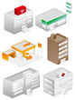 Building icons set