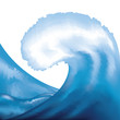 watercolor painted wave