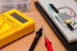 Testing electrical circuit on breadboard