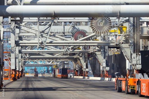 Photo: Container shipping terminal Container shipping terminal