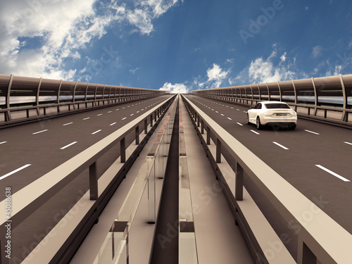 Illustration: Highway section Highway section