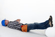 Laborer laid on the floor
