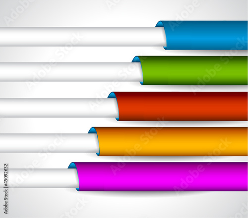 Vector: Mordern realistic paper tags for products ranking Mordern realistic paper tags for products ranking