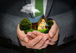 Foto: House inside a Hand House inside a Hand