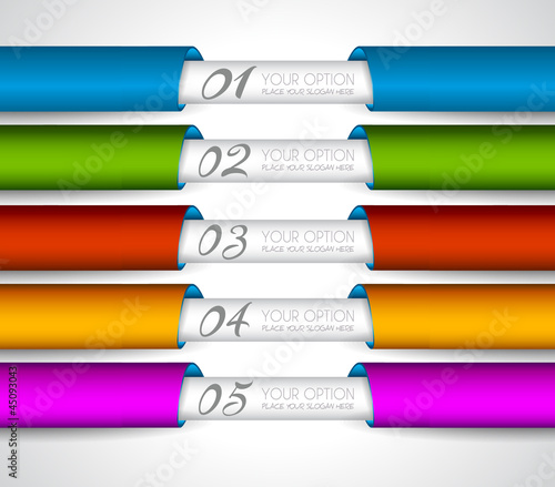 Vector: Mordern realistic paper tags for products ranking Mordern realistic paper tags for products ranking