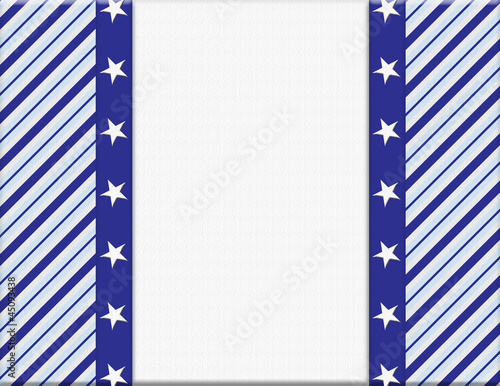 Photo: Blue and White celebration frame with stars for your message or Blue and White celebration frame with stars for your message or