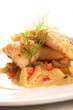 Fischfilet auf Gemüse