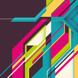 Futuristic illustration with abstract composition.