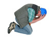 Tradesman overwhelmed with grief