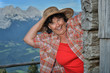 Fröhliche Frau