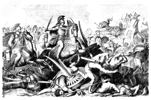 Illustration: Antiquity : Battle - Alexander the Great vs. Persians Antiquity : Battle - Alexander the Great vs. Persians