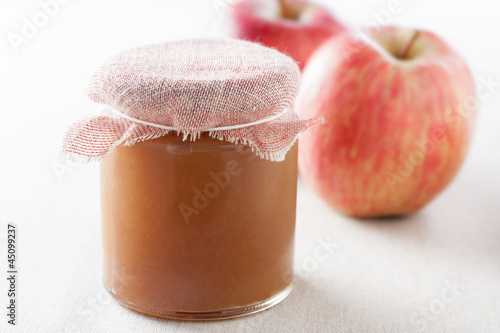 Photo: pot of homemade apple jam pot of homemade apple jam