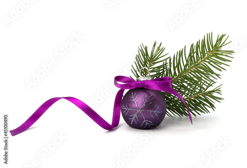 Photo: Christmas ball decoration Christmas ball decoration