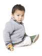 Studio portrait of boy (18-23 months)