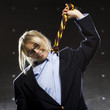 Frustrated businesswoman