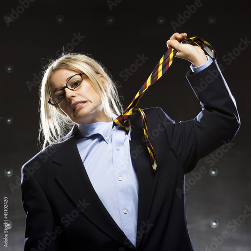 Photo: Frustrated businesswoman Frustrated businesswoman