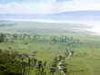 "View of rural road in Kenya, Africa"