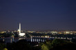 USA, Washington DC, Night skyline of city