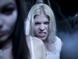 "USA, Utah, Cedar Hills, Portrait of vampires outdoors at night"