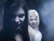 "USA, Utah, Cedar Hills, Portrait of female vampires outdoors at night"