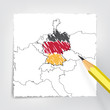 Deutschland Europa Karte