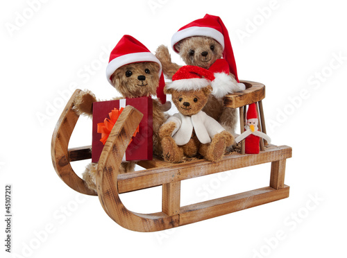 Photo: Santa Teddy Bears Santa Teddy Bears