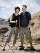 hikers in the desert
