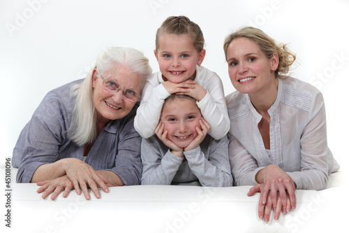 Photo: Three generations of women Three generations of women