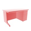 desk red