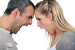 Couple having a screaming match