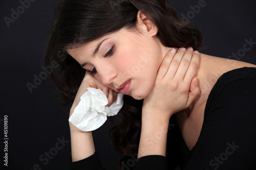 Photo: Portrait of sad woman Portrait of sad woman