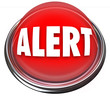 Alert Round Red Button Flashing Light Attention