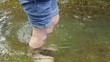 Wassertreten nach Pfarrer Kneipp