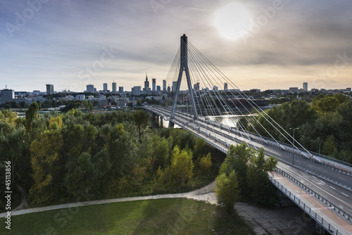  Panorama of Warsaw in Poland