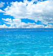 Tropical sea and blue sky