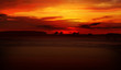 red sky at night