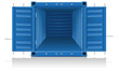cargo container vector illustration