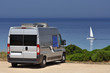 Camper van on the beach