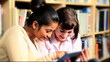 Video: Classmates learning online in modern campus hub Classmates learning online in modern campus hub