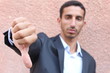 Thumbs down, bad deal symbol
